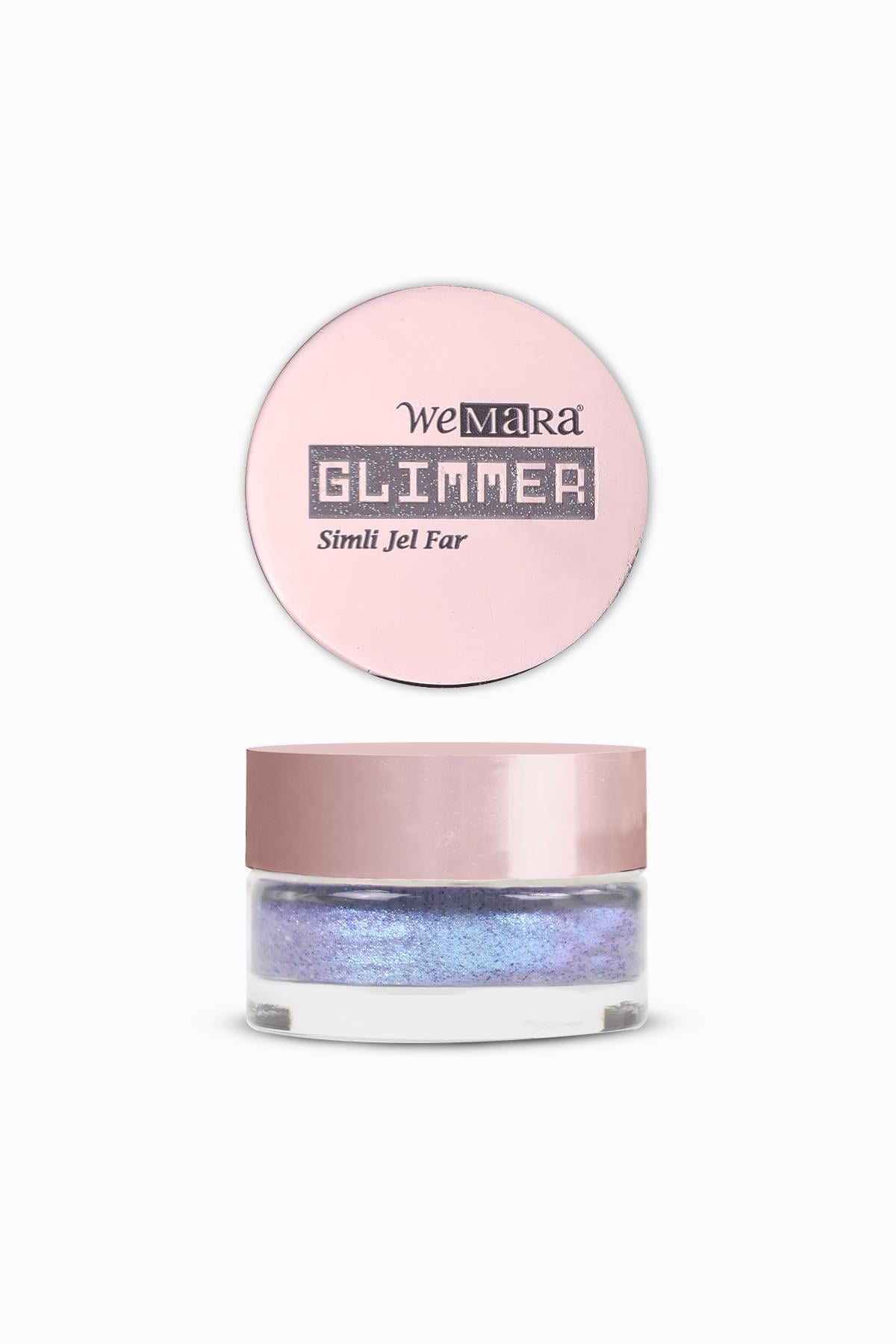 WEMARA GLIMMER SIMLI JEL FAR 002 BLUE PURPLE 6 ML