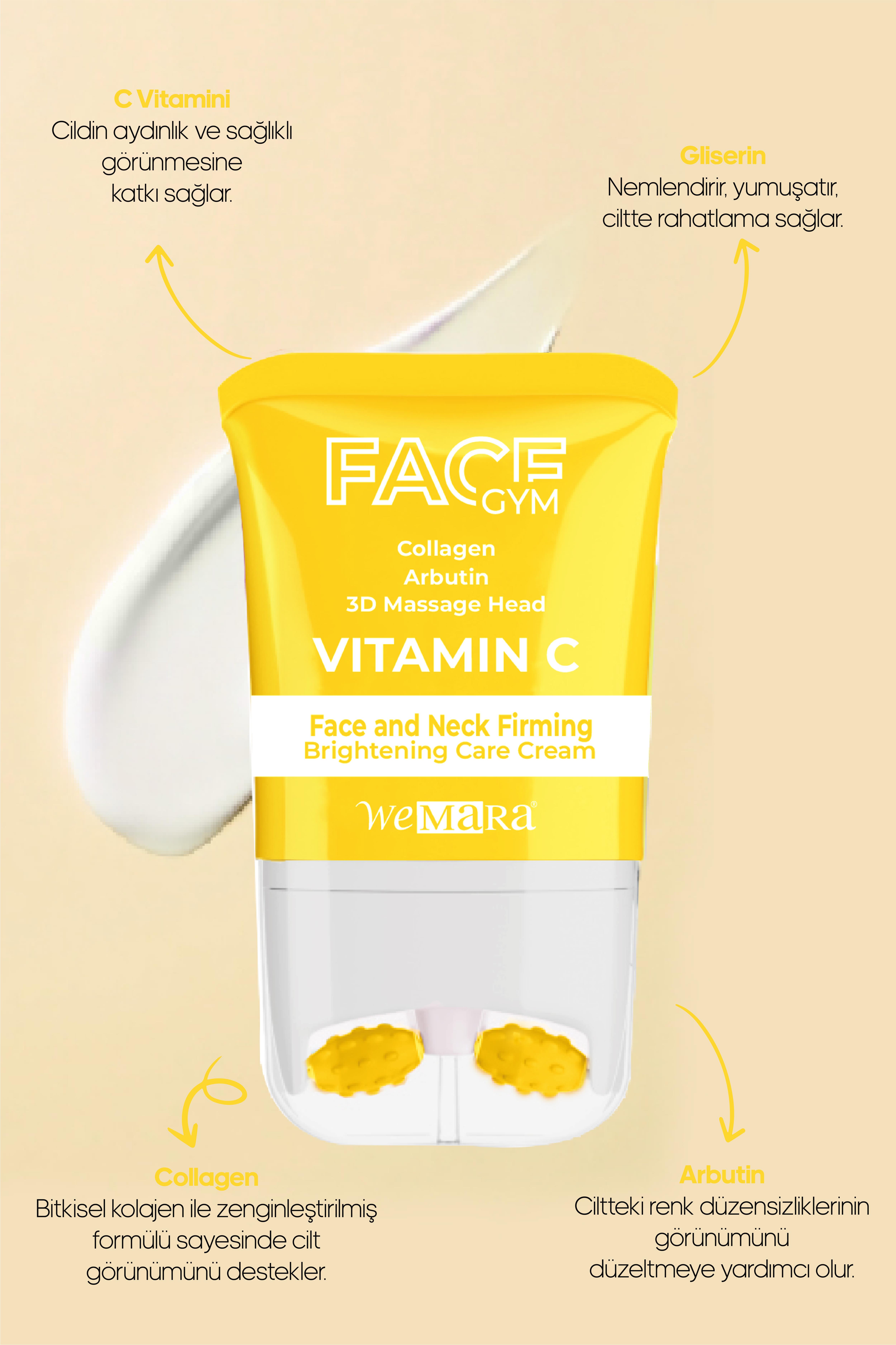 WEMARA VITAMIN C & BRIGHTENING (SARI) FACE GYM 80 ML