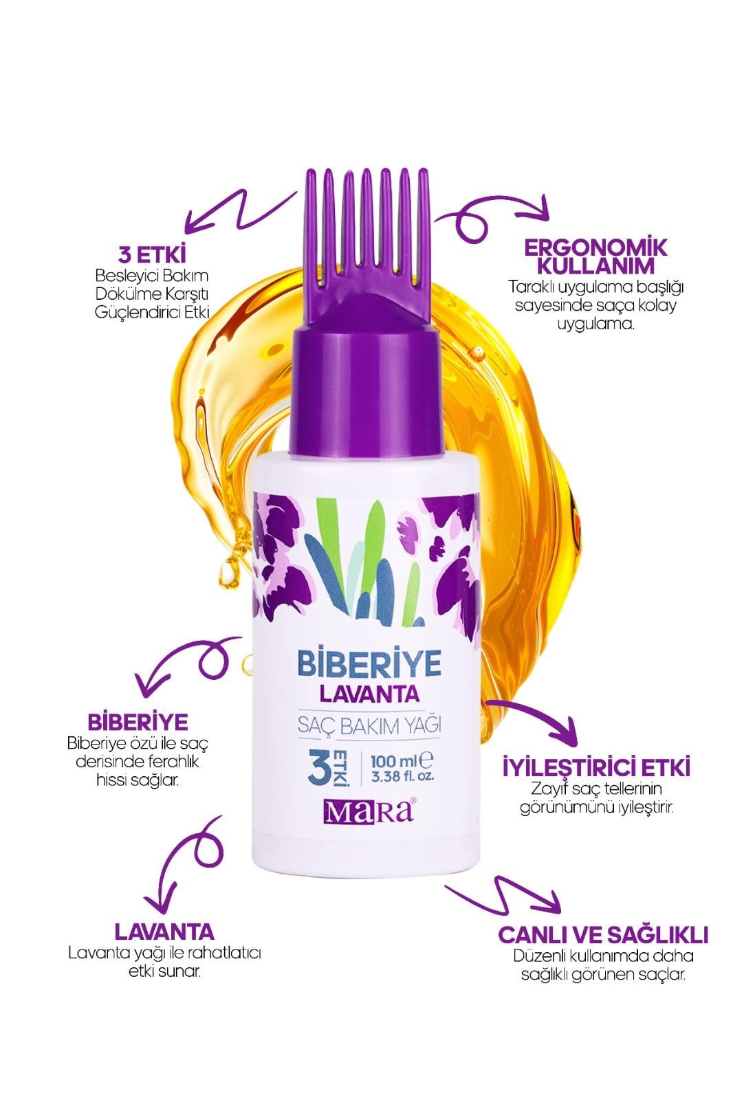 MARA BIBERIYE LAVANTA SAC YAGI 100 ml