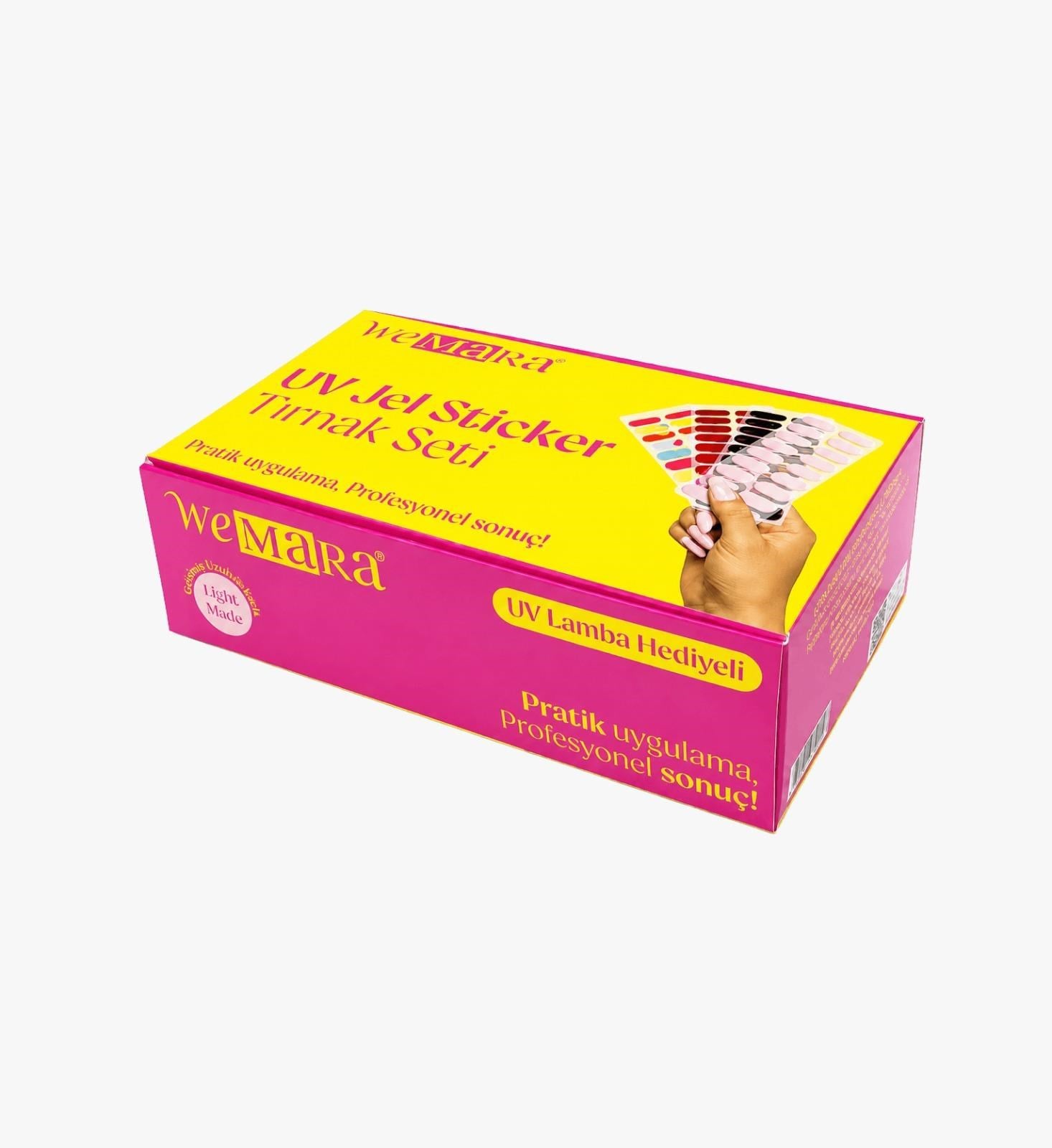 WEMARA UV STICKER TIRNAK SETI 