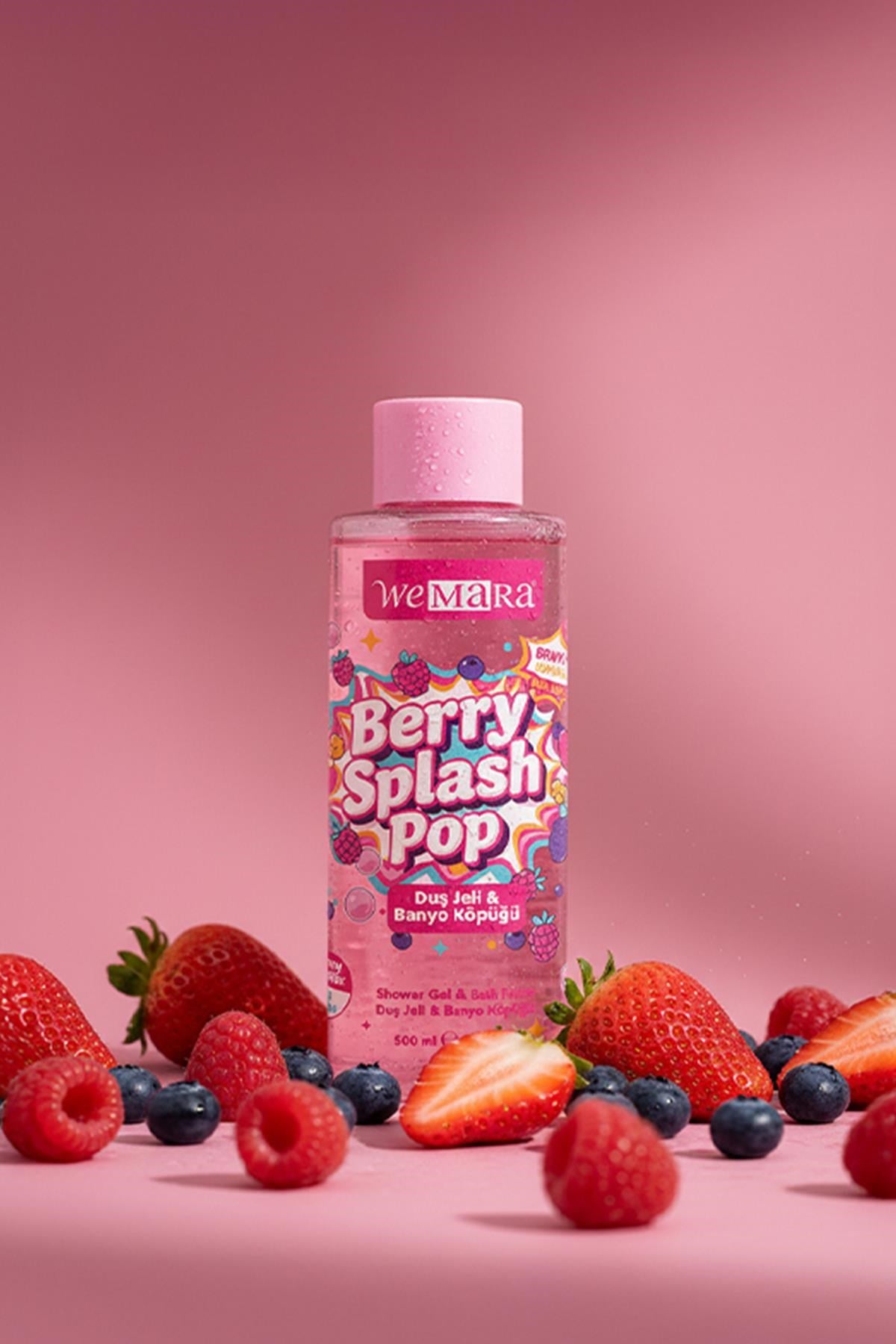 WEMARA BERRY SPLASH POP DUS JELI BANYO KOPUGU 500 ML 
