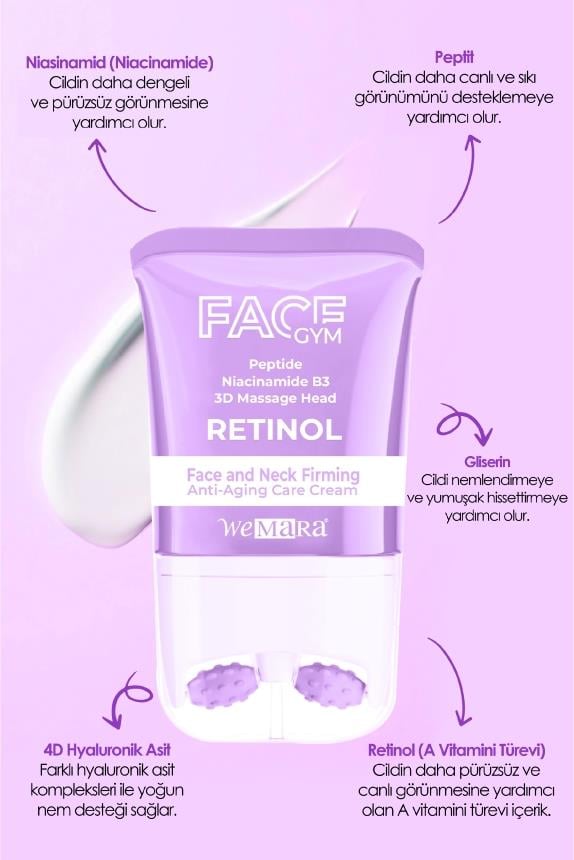 WEMARA RETINOL&ANTI-AGING (MOR) FACE GYM 80 ML