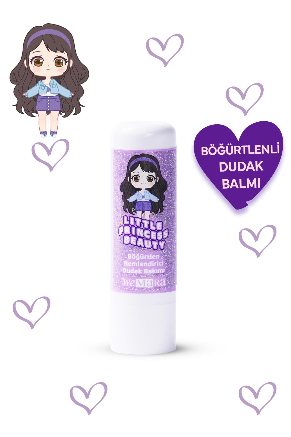 WEMARA LITTLE PRINCESS  LIP BALM MOR 4,8 GR