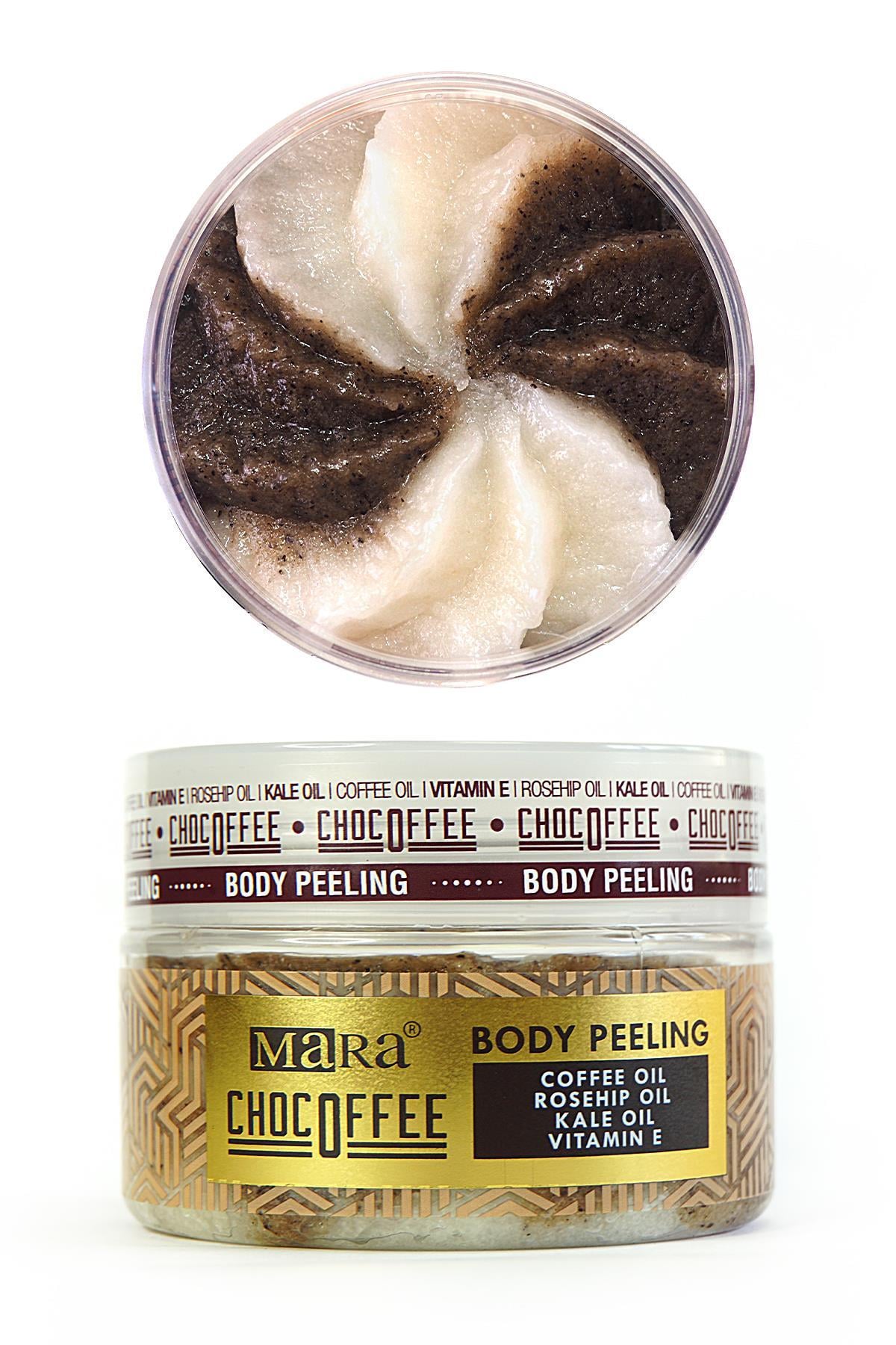 Mara Chocoffee Değerli Yağlar İçerek Çikolata Kahve Vücut Peeling 300gr