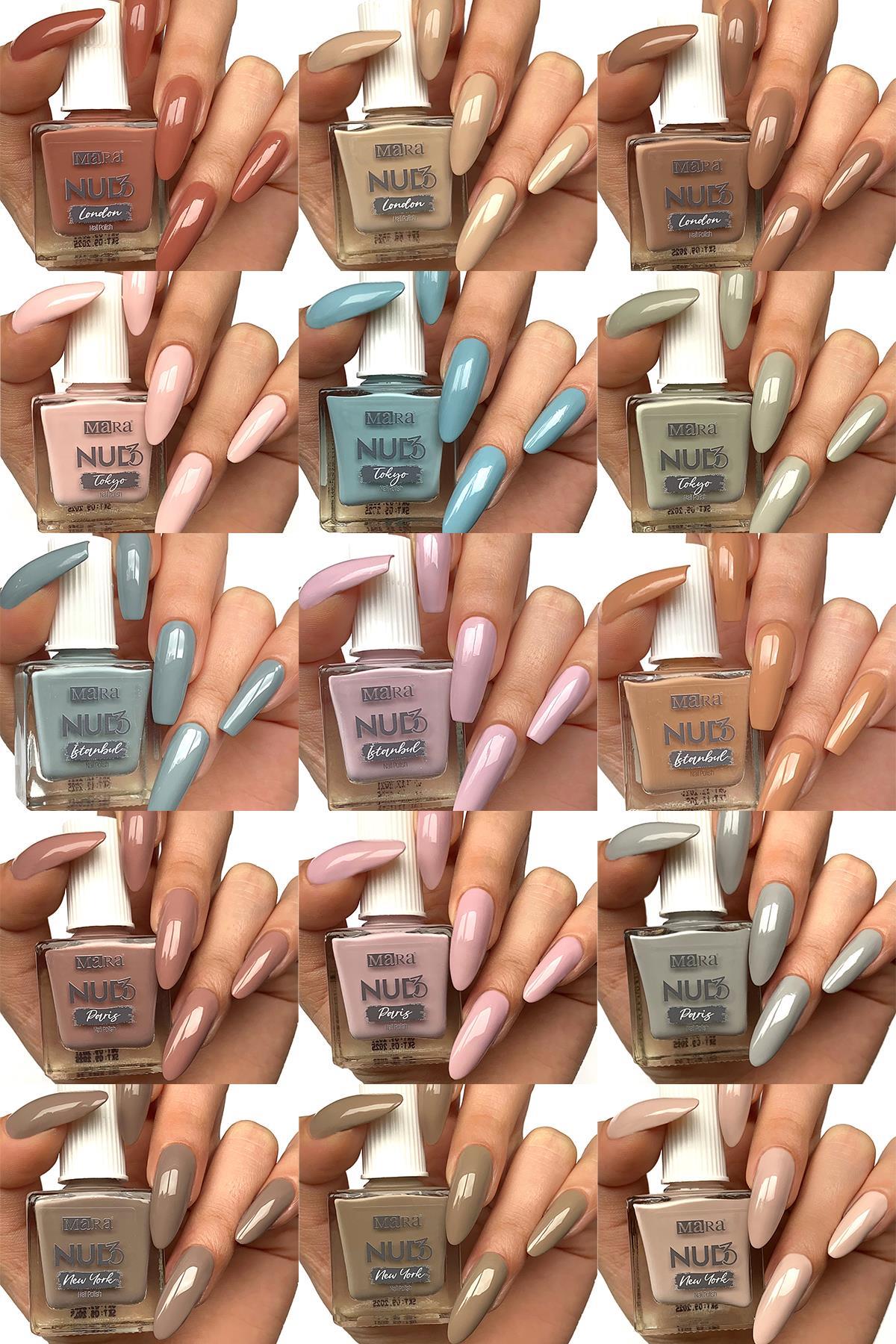 Mara Nude Oje Seti 15 adet