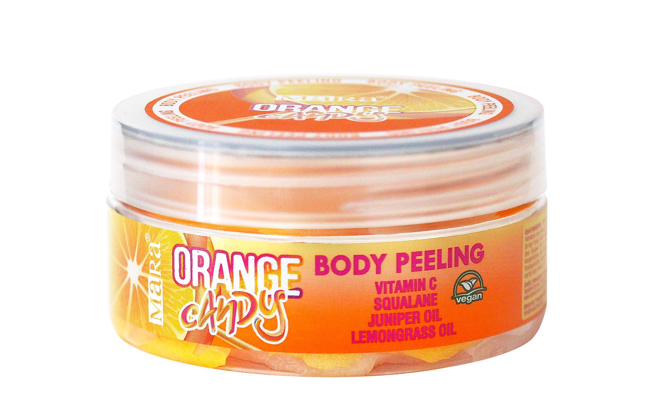 Mara Orange Candy Değerli Yağlar İçeren Portakal Şekeri Vücut Peeling 125gr