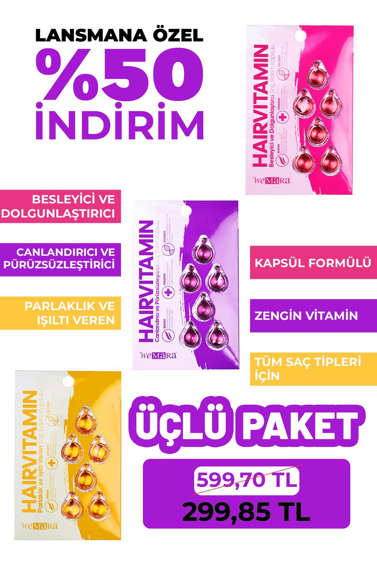 WEMARA SAC KAPSULU 3 LU SET