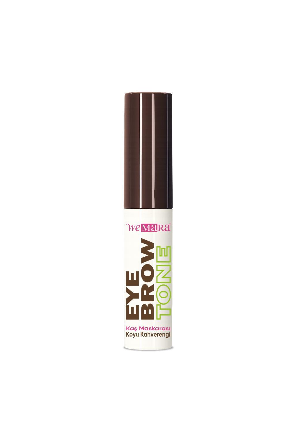 WEMARA EYEBROW MASCARA KULLU KOYU KAHVE 5 ML - KAS RENKLENDIRICI
