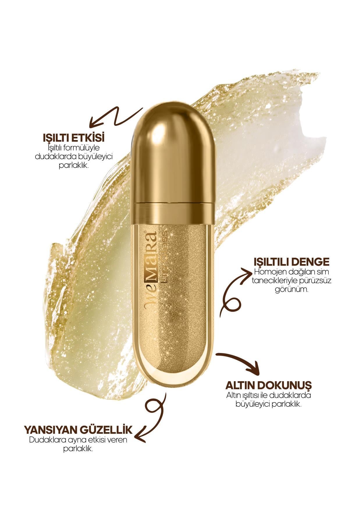 WEMARA SUN GLOW GOLD GLOSS 8 ML