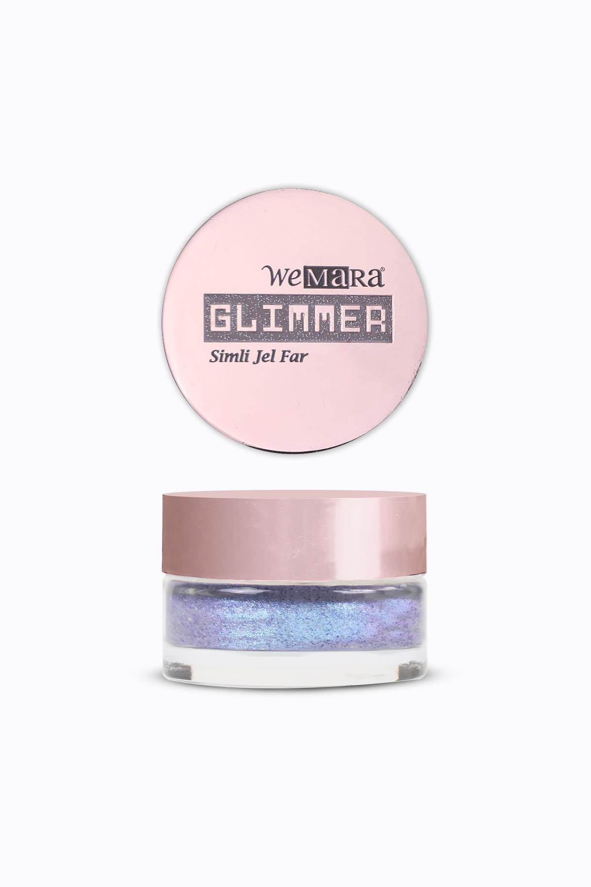 WEMARA GLIMMER SIMLI JEL FAR 002 BLUE PURPLE 6 ML