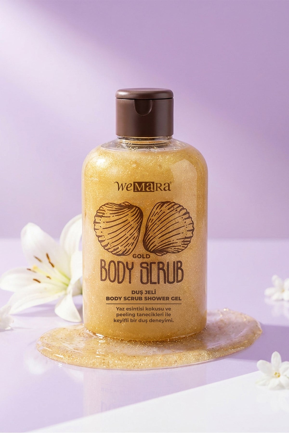 WEMARA BODY SCRUB DUS JELI GOLD 500 ML