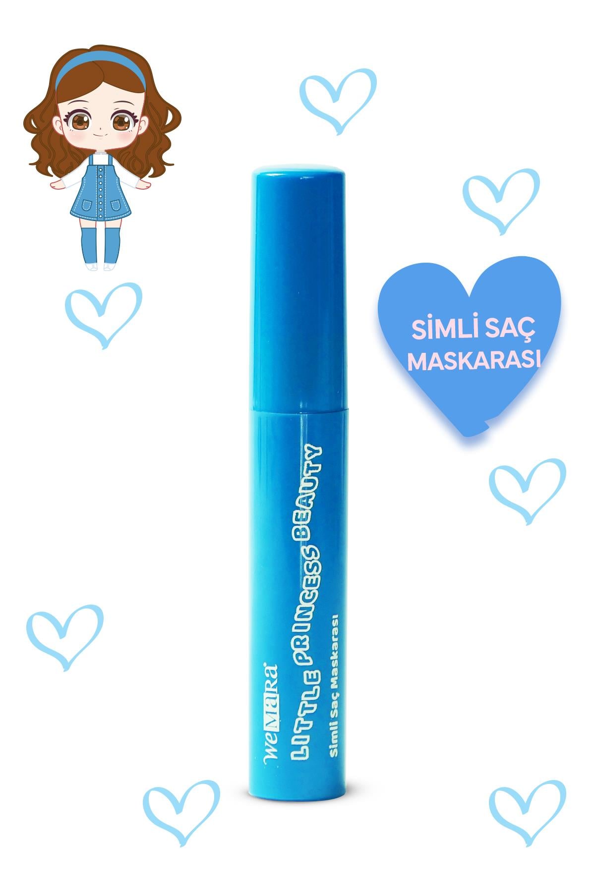WEMARA LITTLE PRINCESS SIMLI SAC MASKARASI MAVI 6 ML