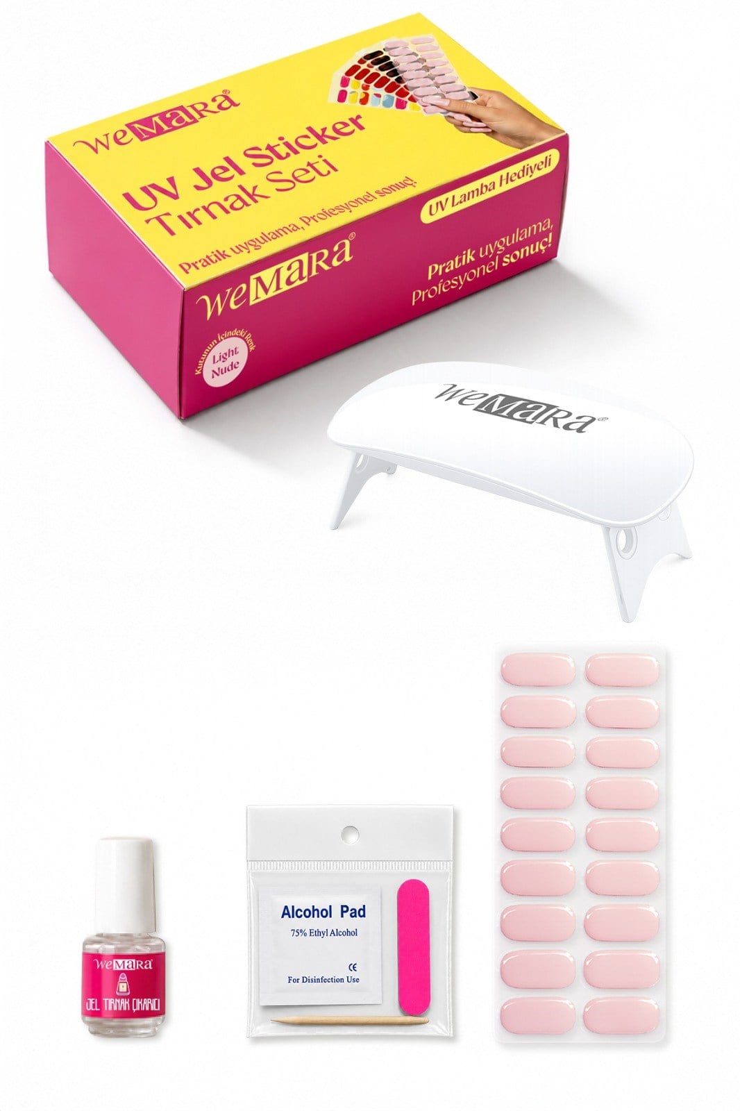 WEMARA UV STICKER TIRNAK SETI 