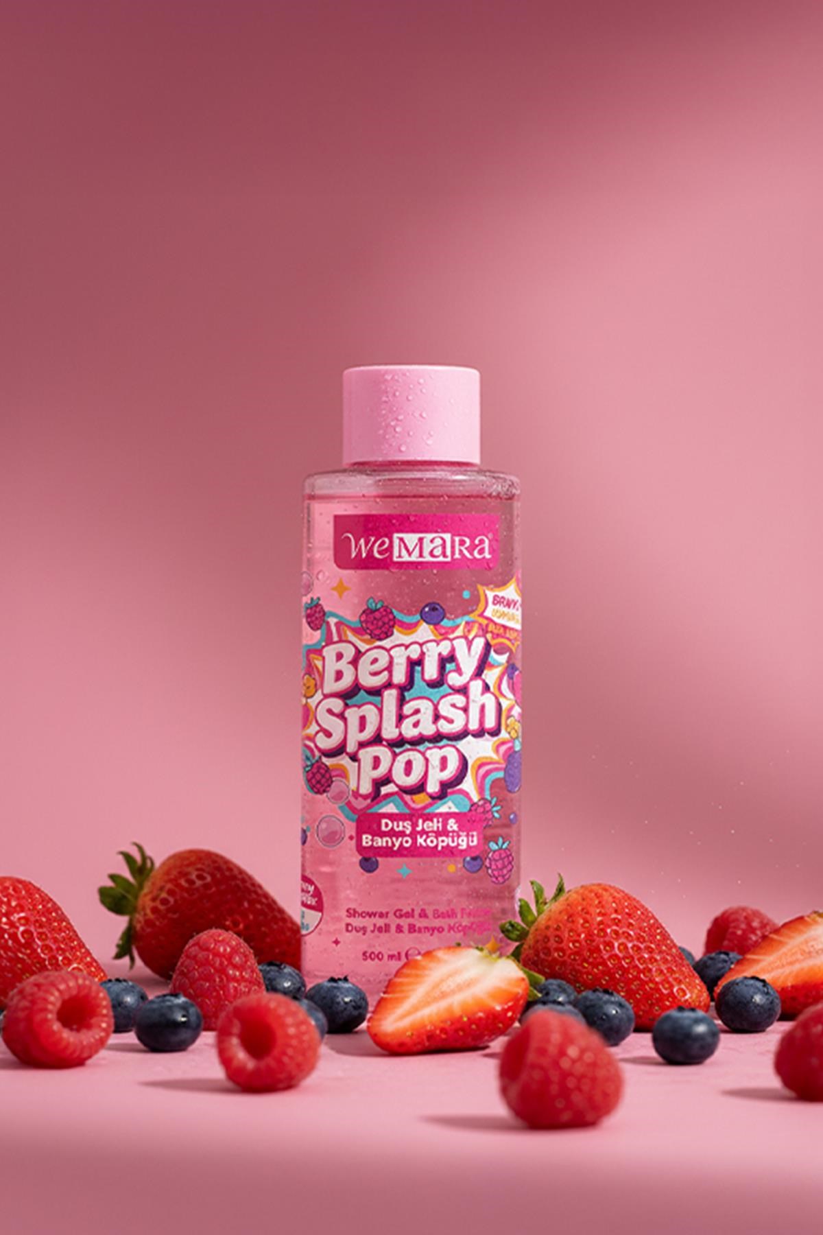 WEMARA BERRY SPLASH POP DUS JELI BANYO KOPUGU 500 ML 