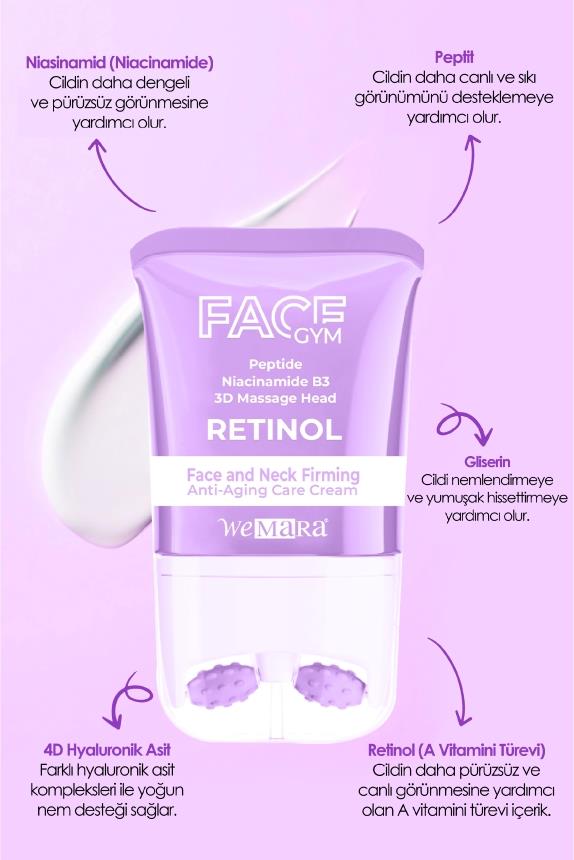 WEMARA RETINOL&ANTI-AGING (MOR) FACE GYM 80 ML
