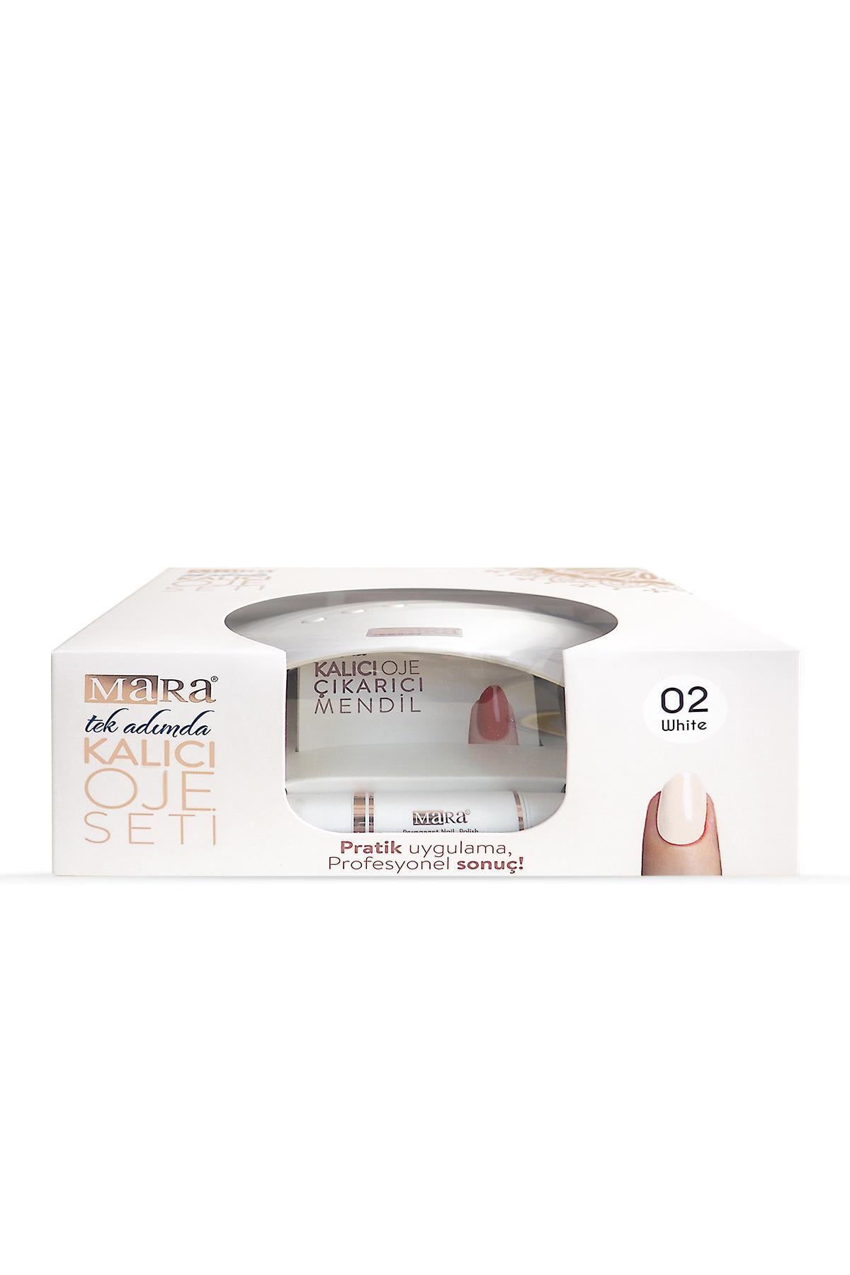 Mara Kalıcı Oje Seti 02 White