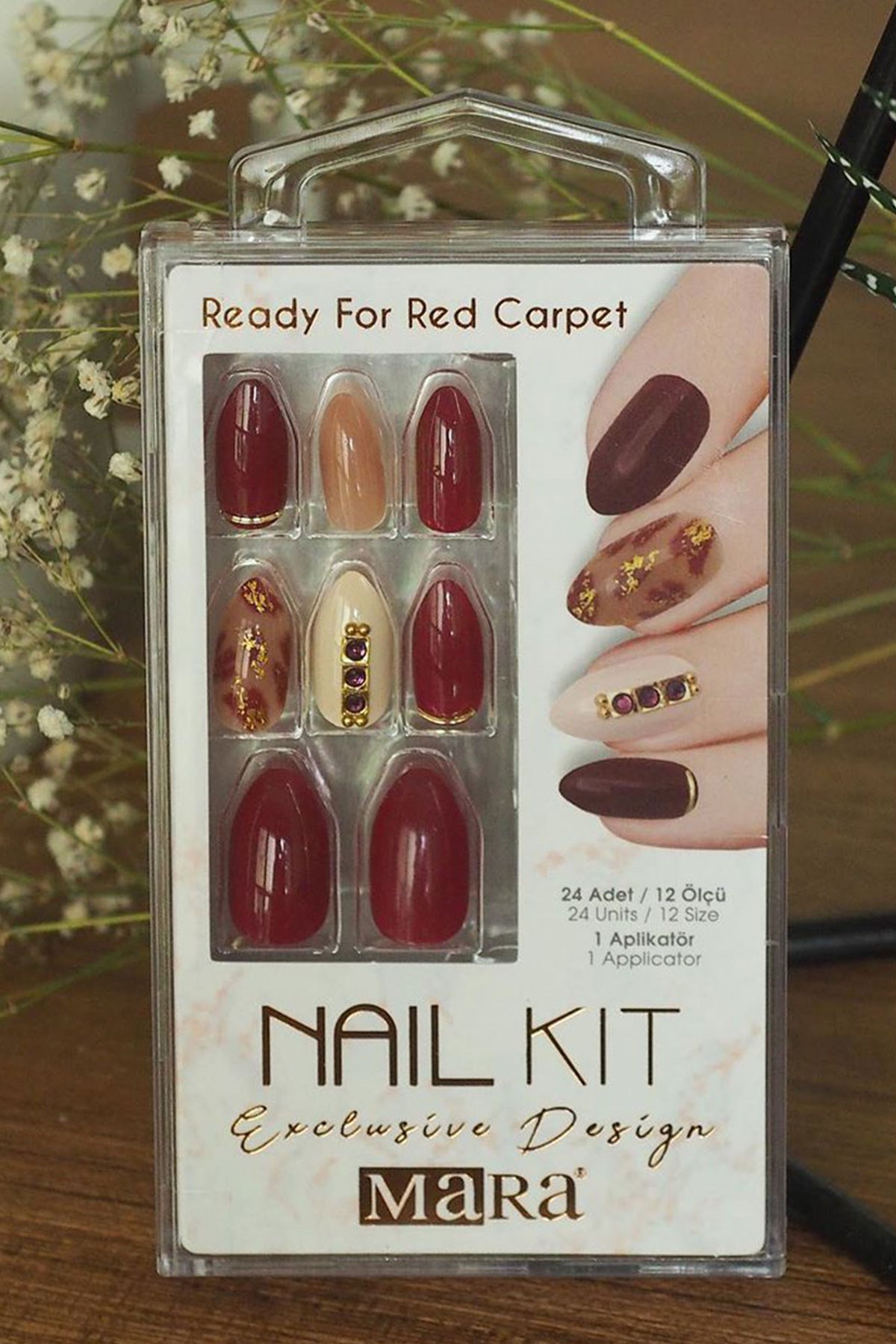 Mara Nail Kit Ready For Red Carpet Takma Tırnak