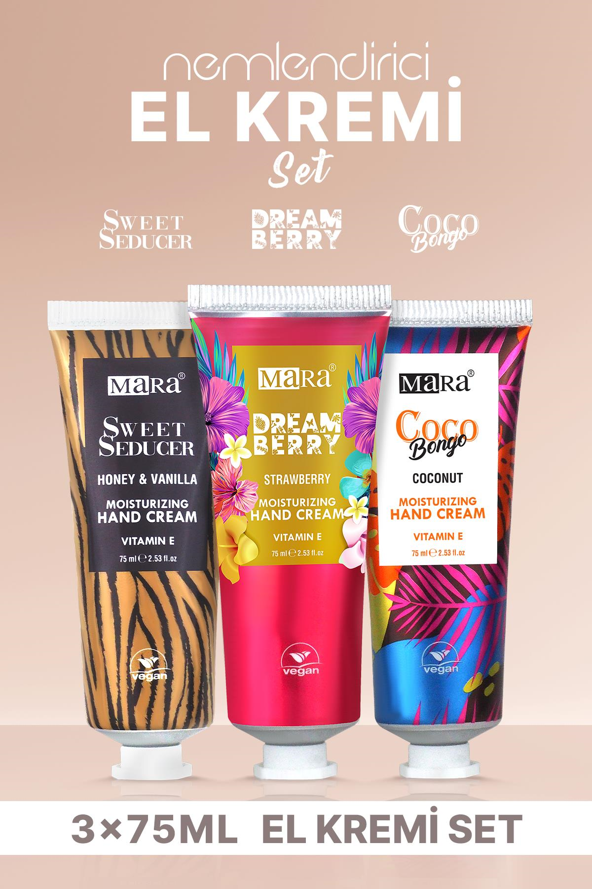 Mara Nemlendirici El Kremi 3'lü Set