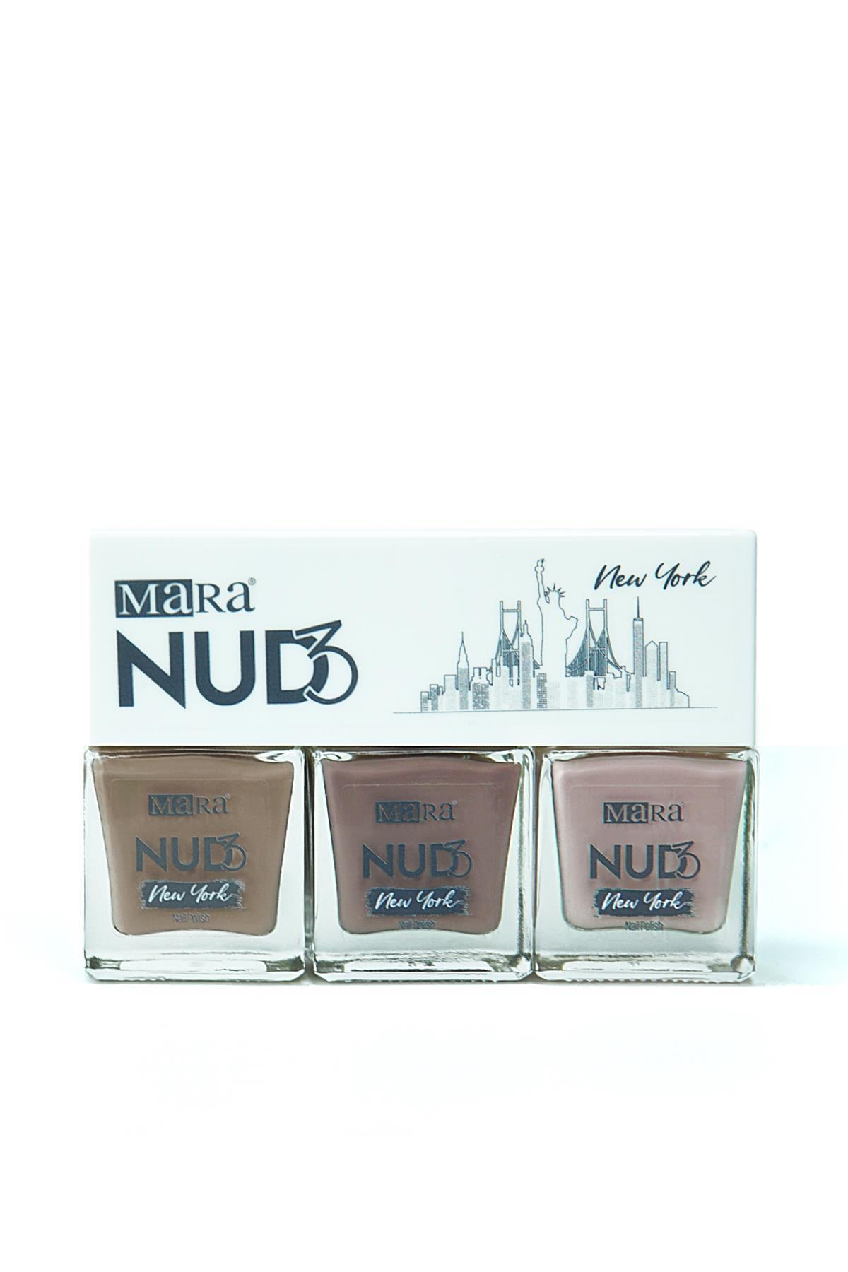 Mara Nude Oje Serisi 3'lü New York