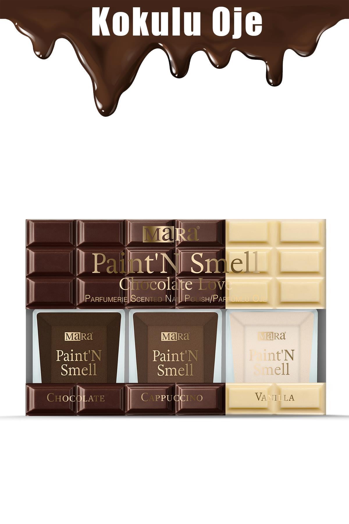 Mara Paint'N Smell Chocolate Love Kokulu Oje Seti