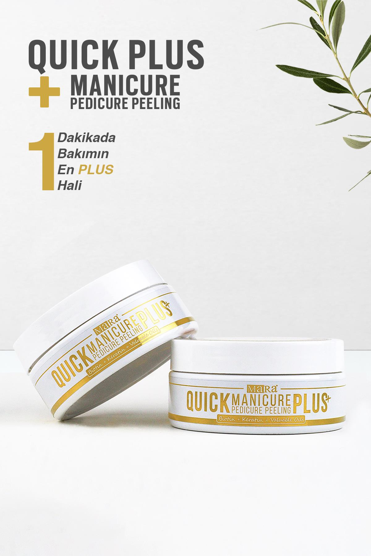 Mara Quick Plus + Manikür Pedikür Peeling 125 gr