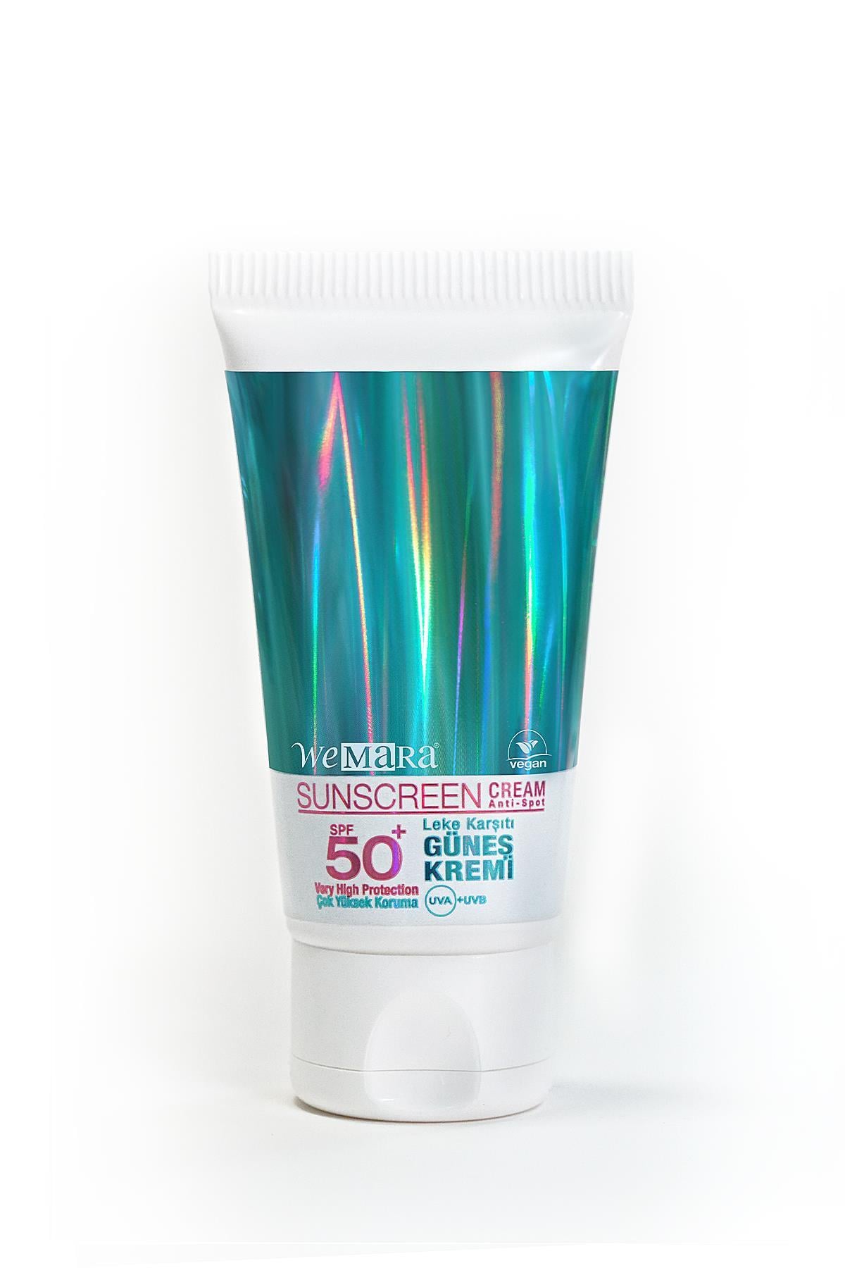 WE MARA ANTI-SPOT SUNSCREEN CREAM SPF 50