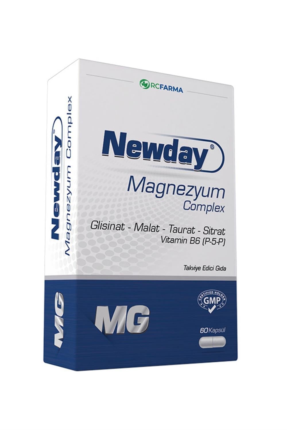 Newday Magnezyum Complex 60 Kapsül