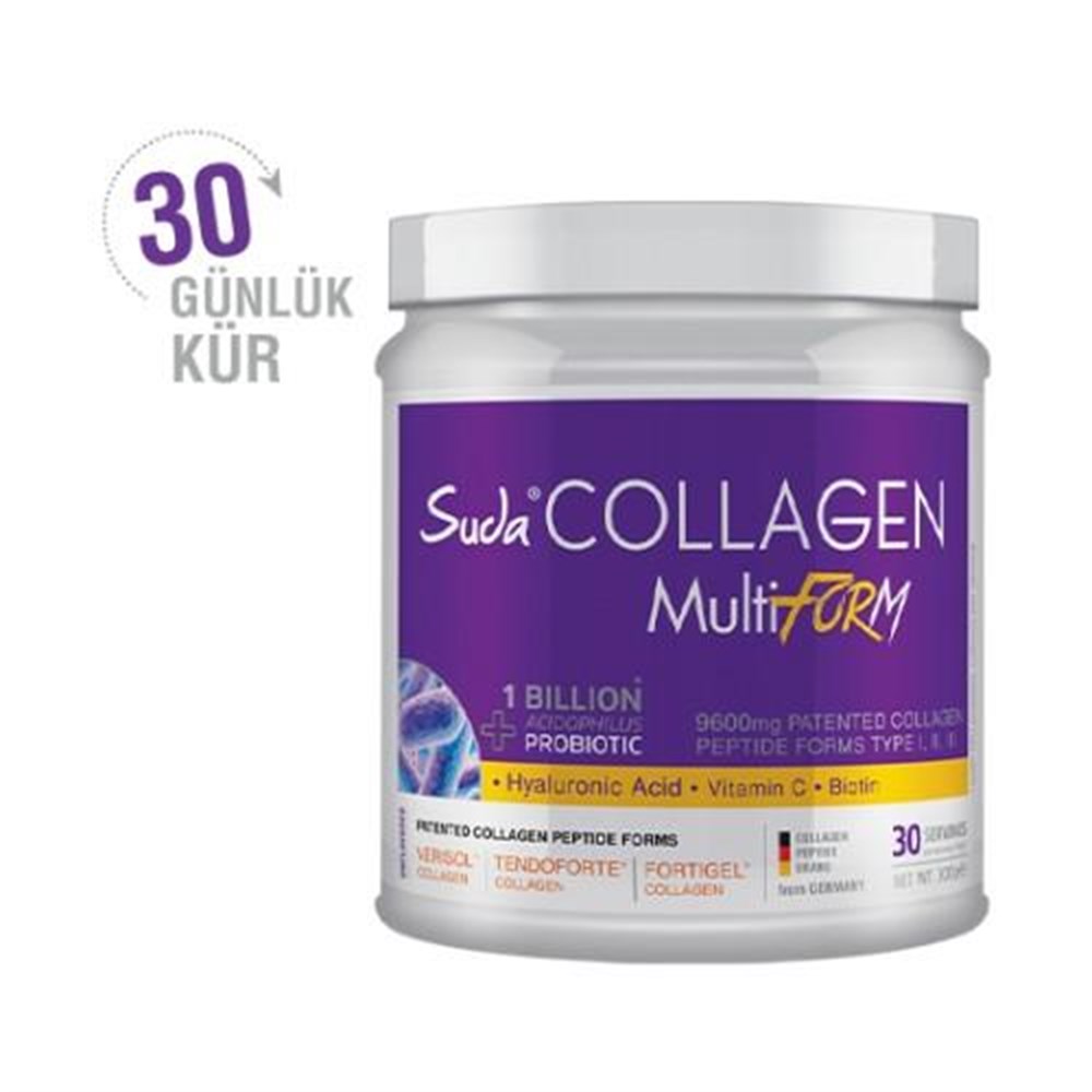 Suda Collagen Multiform Type I-II-III Aromasız 300 gr