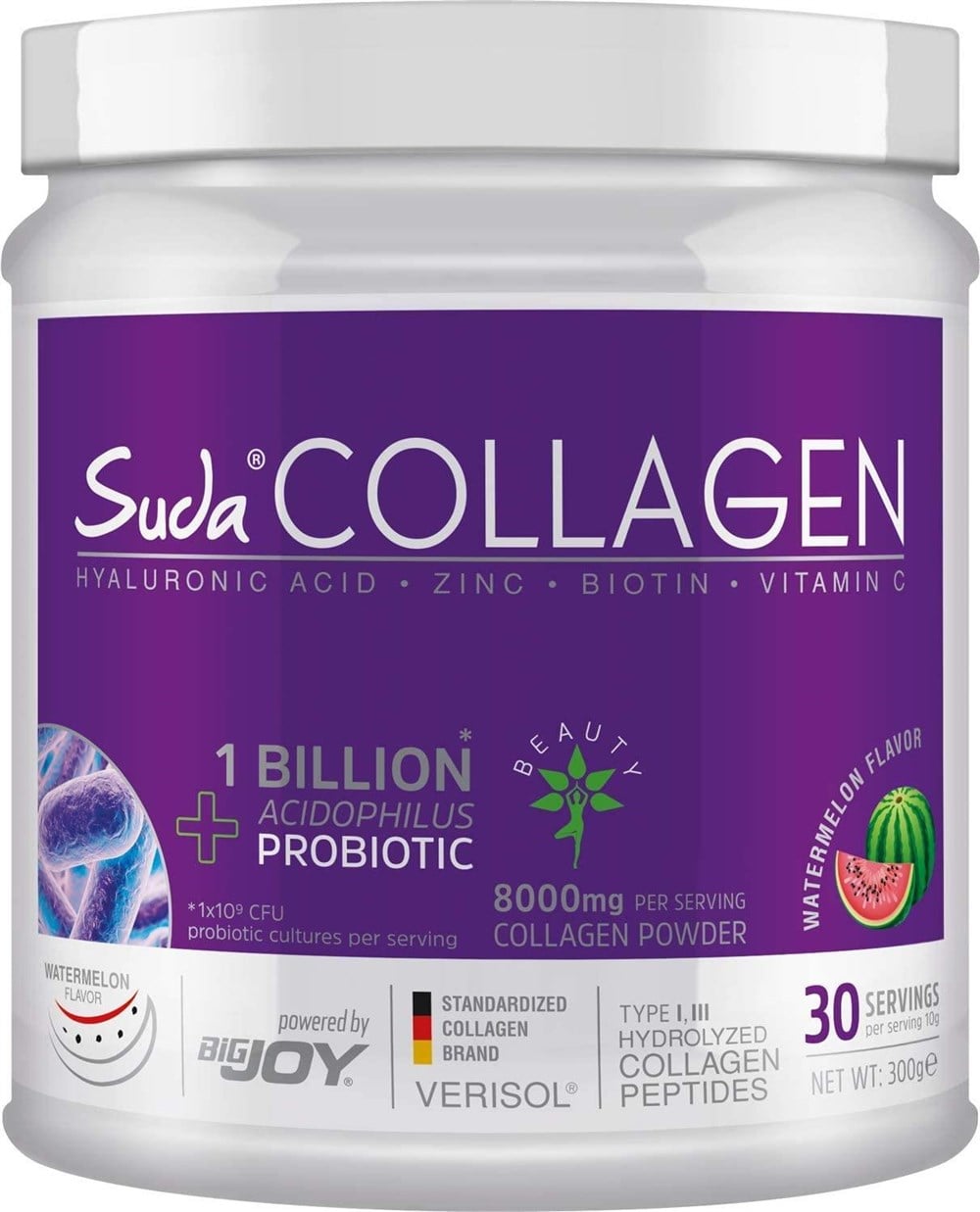 Suda Collagen Probiotic Watermelon 300 gr