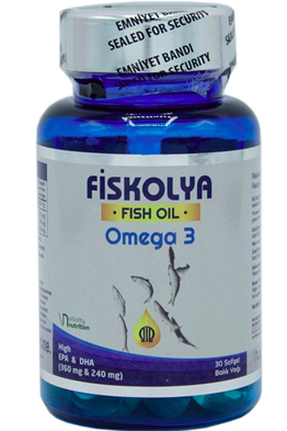 Fiskolya Omega-3 Balık Yağı 1330 mg 30 Yumuşak Kapsül