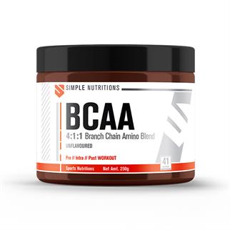 Simple Nutritions BCAA 4:1:1 Unflavoured 250 gr (41 Servis)