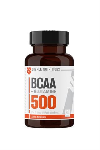 Simple Nutritions BCAA+Glutamine 500 Mg 90 Tablet