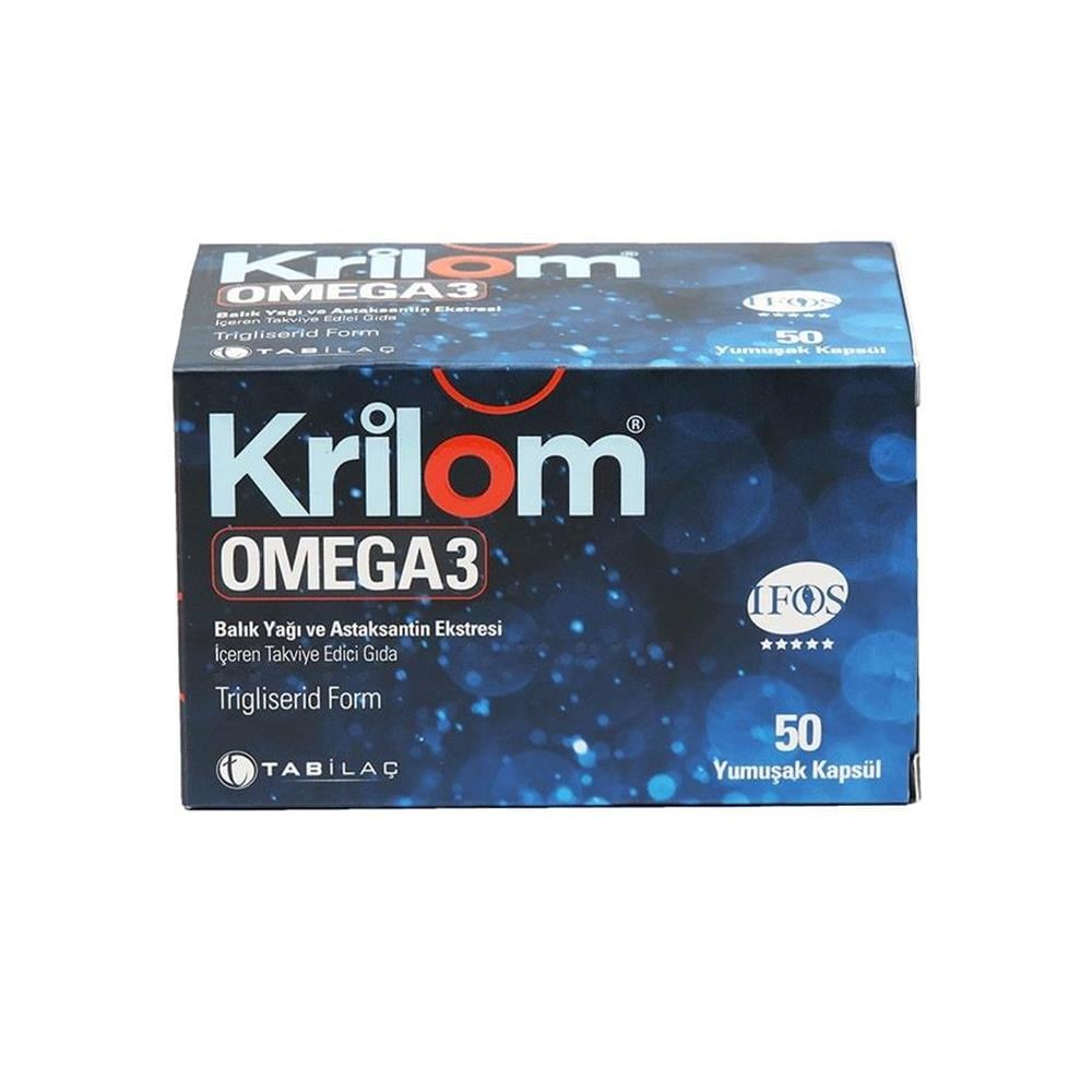 Krilom Omega-3 50 Yumuşak Kapsül