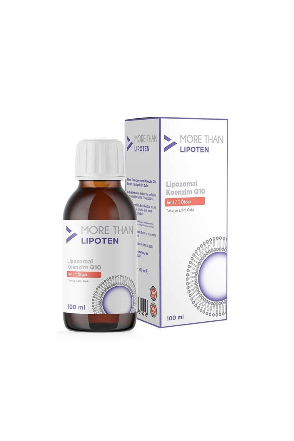 More Than Lipoten Lipozomal Koenzim Q10 100 Ml