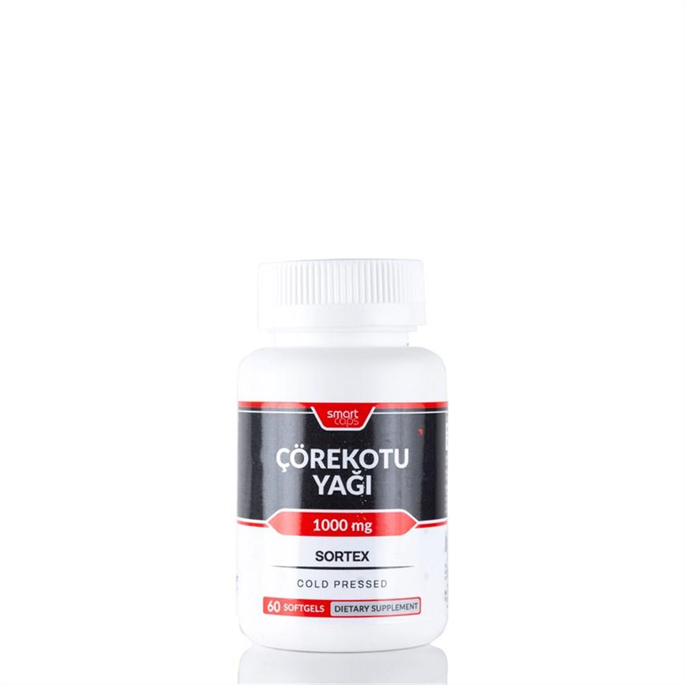 SmartCaps Çörekotu Yağı 1000 mg 60 Kapsül