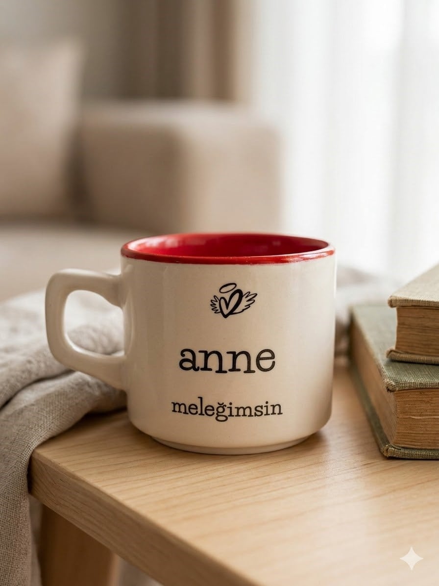 Anne Meleğimsin Beyaz Venüs Kupa - Hediyelik Kupa Fincan Mug
