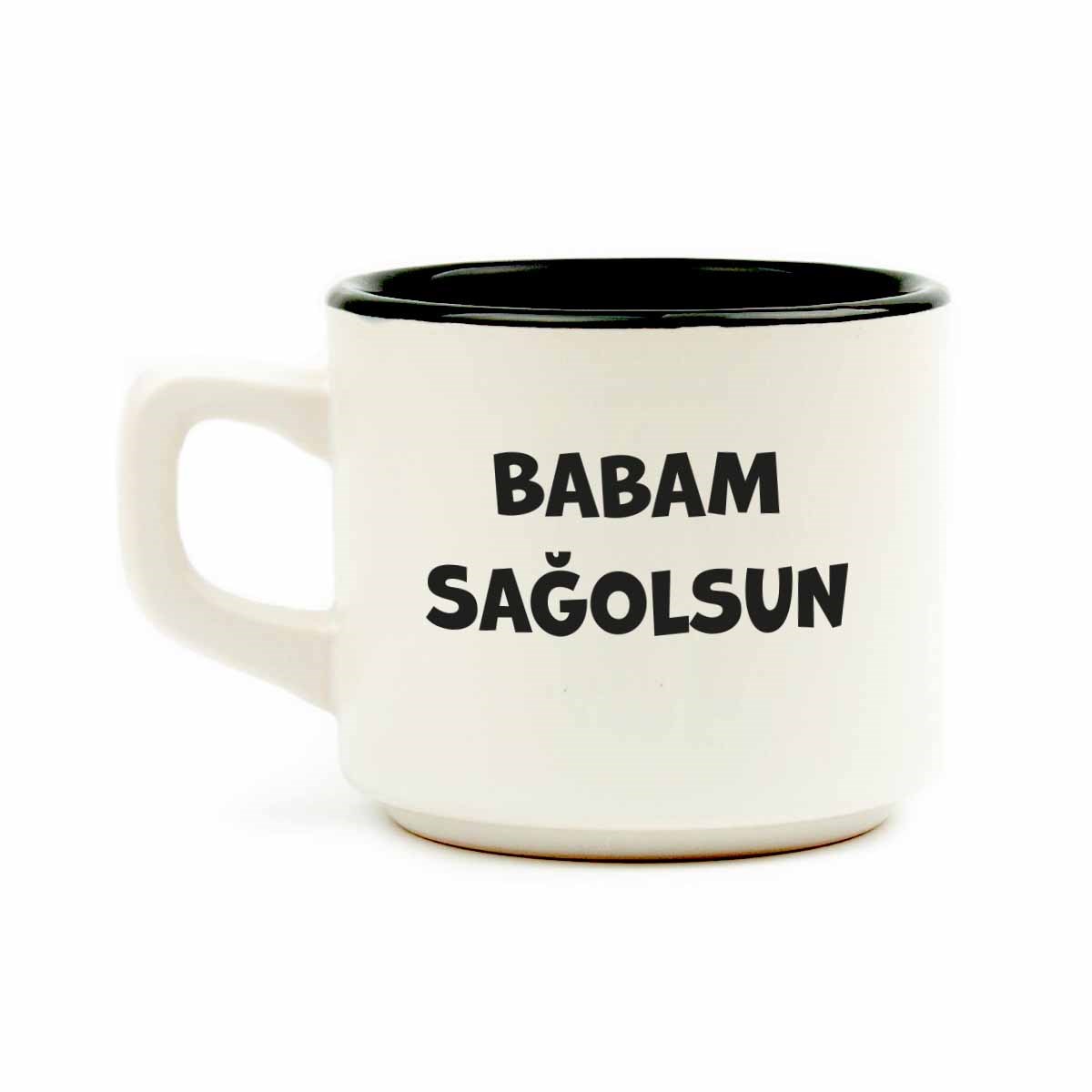 Babam Sağolsun Beyaz Venüs Kupa - Hediye Seramik Kupa