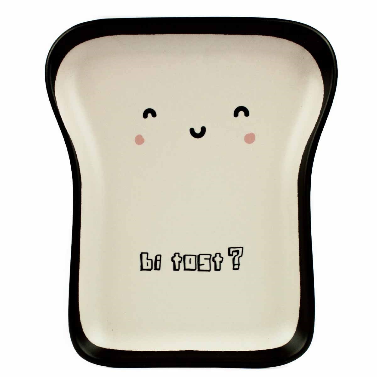 Bi Tost? :) Tasarım Tost Tabağı - Kahvaltı Sunum Tabağı