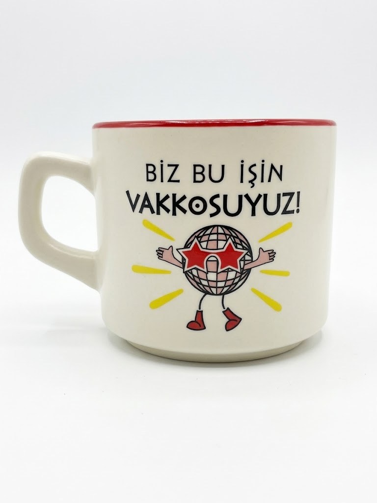 Biz Bu İşin Vakkosuyuz! Beyaz Venüs Kupa - Hediyelik Kupa Fincan Mug