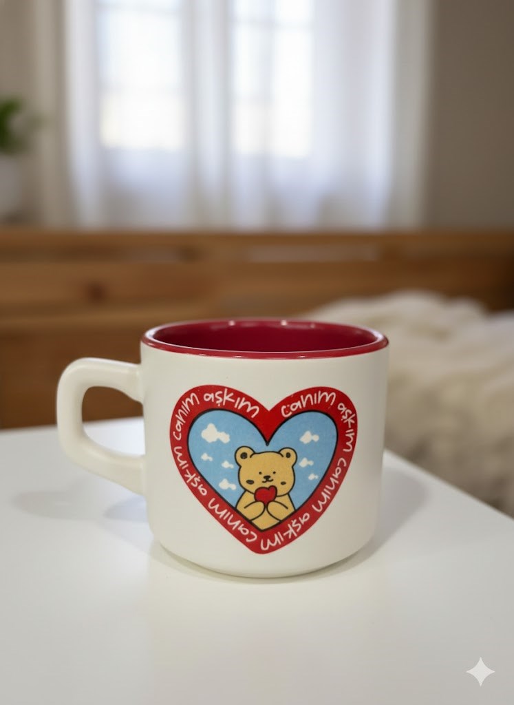 Canım Aşkım Beyaz Venüs Kupa - Hediyelik Kupa Fincan Mug