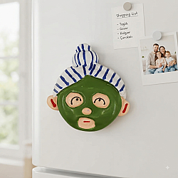 Dekoratif Maskeli Ninja Figürlü Magnet – Ev Dekorasyon Magneti