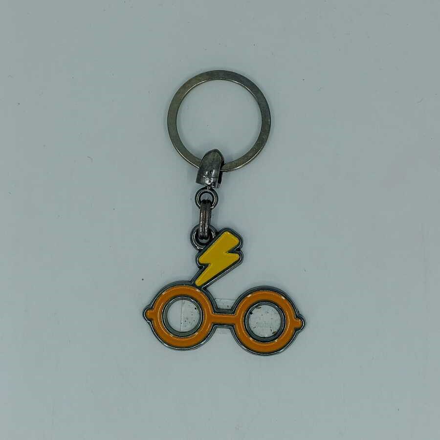 Harry Potter Gözlük Metal Lisanlı Anahtarlık
