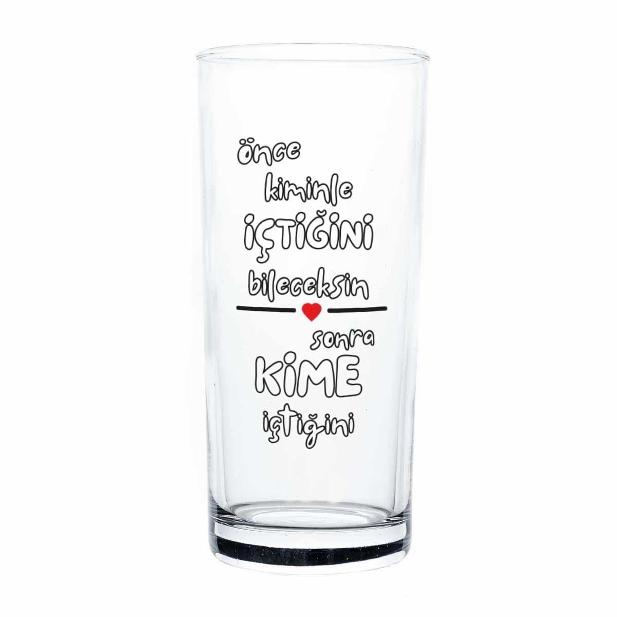 Önce Kiminle İçtiğini Bileceksin Sonra Kime İçtiğini Rakı Bardağı