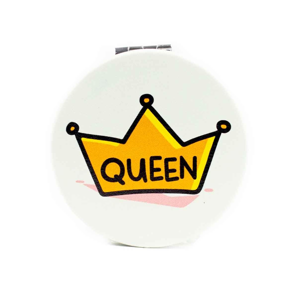 Queen Cep Çanta Makyaj Aynası - Kompakt Cep Aynası