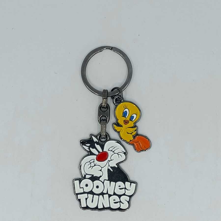 Sylvertes And Tweety Metal Lisanlı Anahtarlık