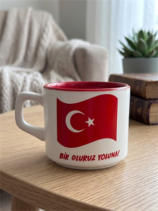 Bir Oluruz Yoluna! Beyaz Venüs Kupa - Hediyelik Kupa Fincan Mug