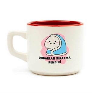Dobarlan Bırakma Kendini Beyaz Venüs Kupa - Hediye Seramik Kupa