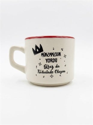 Mükemmellik Yordu Biraz Da Fevkalade Olayım 02 Beyaz Venüs Kupa - Hediyelik Kupa Fincan Mug