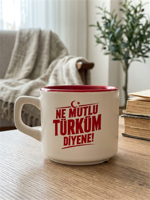 Ne Mutlu Türküm Diyene ! 01 Beyaz Venüs Kupa - Hediyelik Kupa Fincan Mug