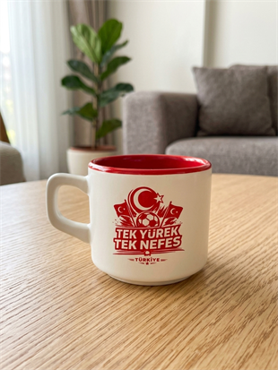 Tek Yürek Tek Nefes Beyaz Venüs Kupa - Hediyelik Kupa Fincan Mug